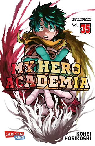 My Hero Academia 35: Battle Flame | Abenteuer und Action in der Superheldenschule | Mit Glow-in-the-Dark-Effekt auf dem Cover – nur in der 1. Auflage! von Carlsen Manga